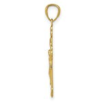 Load image into Gallery viewer, 14K Yellow Gold Polished INRI Medium Crucifix Pendant
