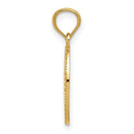 Load image into Gallery viewer, 14K Yellow Gold Polished Small Cross Medal Pendant

