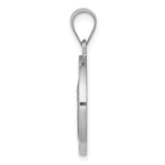 Load image into Gallery viewer, 14K White Gold Satin and Polished Hollow Pope Francis Medal
