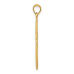 Load image into Gallery viewer, 14K Yellow Gold Polished Latin Cross Pendant 30mm length
