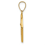 Load image into Gallery viewer, 14K Yellow Gold Hollow Polished/Satin Round Spanish San Miguel Medal
