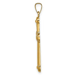 Load image into Gallery viewer, 14K Yellow Gold Hollow Polished Cross
