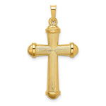 Load image into Gallery viewer, 14K Yellow Gold Hollow Polished Cross
