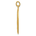 Load image into Gallery viewer, 14K Yellow Gold Solid Polished/Satin Medium Oval Miraculous Medal
