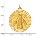 Load image into Gallery viewer, 14K Yellow Gold Solid Polished/Satin Large Round Miraculous Medal
