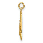 Load image into Gallery viewer, 14K Yellow Gold Solid Polished/Satin Rectangular Miraculous Medal
