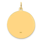 Load image into Gallery viewer, 14K Yellow Gold Solid Polished/Satin Large Round St. Anthony Medal
