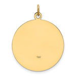 Load image into Gallery viewer, 14K Yellow Gold Solid Polished/Satin Medium Round St. Christopher Medal
