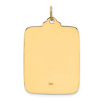 Load image into Gallery viewer, 14K Yellow Gold Solid Polished/Satin Large Rectangle St. Christopher Medal
