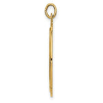 Load image into Gallery viewer, 14K Yellow Gold Solid Polished/Satin Medium Round Disc St. Christopher Medal
