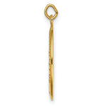 Load image into Gallery viewer, 14K Yellow Gold Solid Polished/Satin Small Oval St. Christopher Medal
