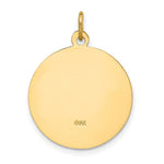 Load image into Gallery viewer, 14K Yellow Gold Solid Polished/Satin Small Round St. Joseph Medal
