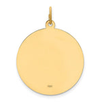 Load image into Gallery viewer, 14K Yellow Gold Solid Polished/Satin Large Round St. Joseph Medal
