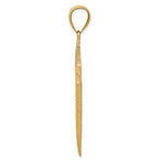Load image into Gallery viewer, 14K Yellow Gold Diamond-cut Cross Pendant
