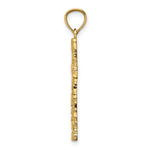 Load image into Gallery viewer, 14K Yellow Gold Nugget Cross Pendant

