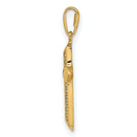 Load image into Gallery viewer, 14K Yellow Gold Cross CZ Pendant

