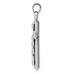 Load image into Gallery viewer, 14k White Gold Hollow Crucifix Pendant
