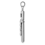 Load image into Gallery viewer, 14k White Gold Hollow Crucifix Pendant
