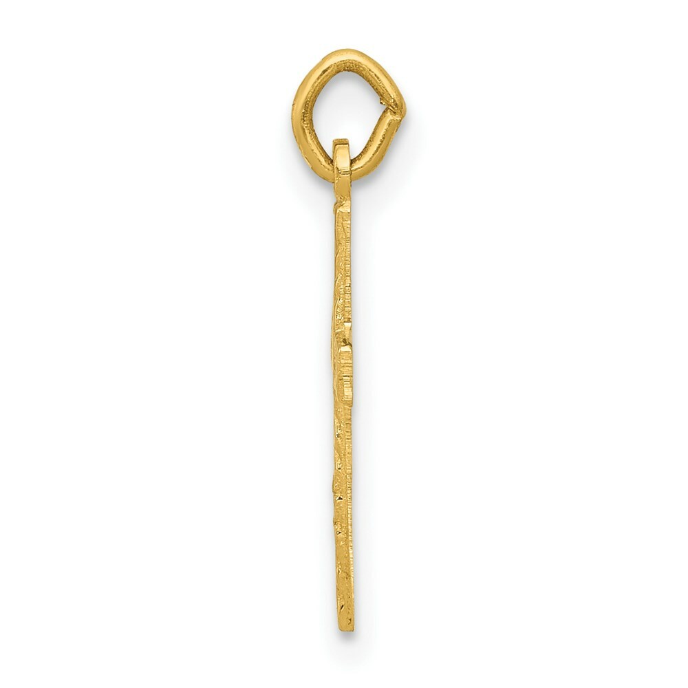 14K Yellow Gold Small Cross Charm
