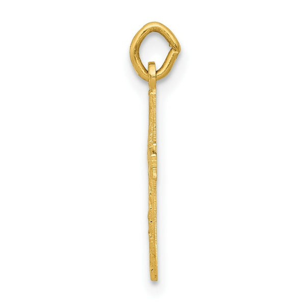 14K Yellow Gold Small Cross Charm
