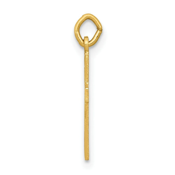 14K Yellow Gold Small Cross Charm