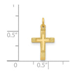 Load image into Gallery viewer, 14K Yellow Gold Small Cross Charm
