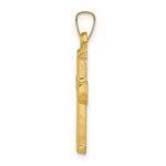 Load image into Gallery viewer, 14K Yellow Gold Hollow Latin Cross Pendant
