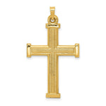 Load image into Gallery viewer, 14K Yellow Gold Hollow Latin Cross Pendant
