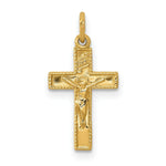 Load image into Gallery viewer, 14K Yellow Gold INRI Crucifix Charm
