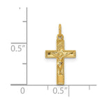 Load image into Gallery viewer, 14K Yellow Gold INRI Crucifix Charm
