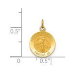 Load image into Gallery viewer, 14K Yellow Gold Guardian Angel Medal Charm

