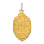 Load image into Gallery viewer, 14K Yellow Gold Miraculous Medal Charm 12mm width
