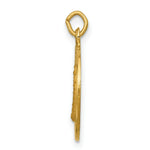 Load image into Gallery viewer, 14K Yellow Gold Our Lady of Loreto Medal Charm 15mm width
