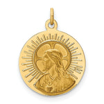 Load image into Gallery viewer, 14K Yellow Gold Matka Boska Medal Charm
