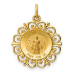 Load image into Gallery viewer, 14K Yellow Gold Infant of Prague Medal Charm
