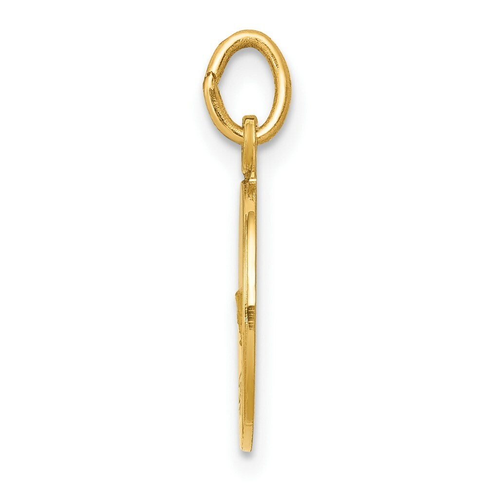 14K Yellow Gold Confirmation Charm