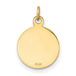 Load image into Gallery viewer, 14K Yellow Gold Confirmation Charm
