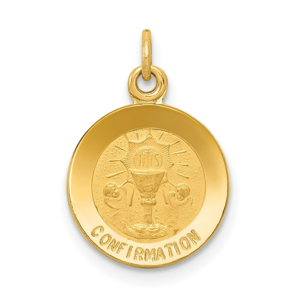 14K Yellow Gold Confirmation Charm