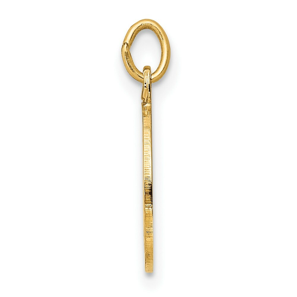 14K Yellow Gold Confirmation Charm