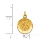 Load image into Gallery viewer, 14K Yellow Gold First Communion Medal Charm
