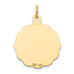 Load image into Gallery viewer, 14K Yellow Gold First Holy Communion Disc Charm
