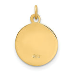 Load image into Gallery viewer, 14K Yellow Gold Holy Spirit Medal Charm
