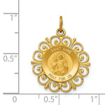 Load image into Gallery viewer, 14K Yellow Gold Saint Anne Medal Charm
