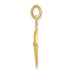 Load image into Gallery viewer, 14K Yellow Gold Saint Patrick Medal Charm 15mm width
