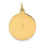 Load image into Gallery viewer, 14K Yellow Gold Saint Patrick Medal Charm 15mm width
