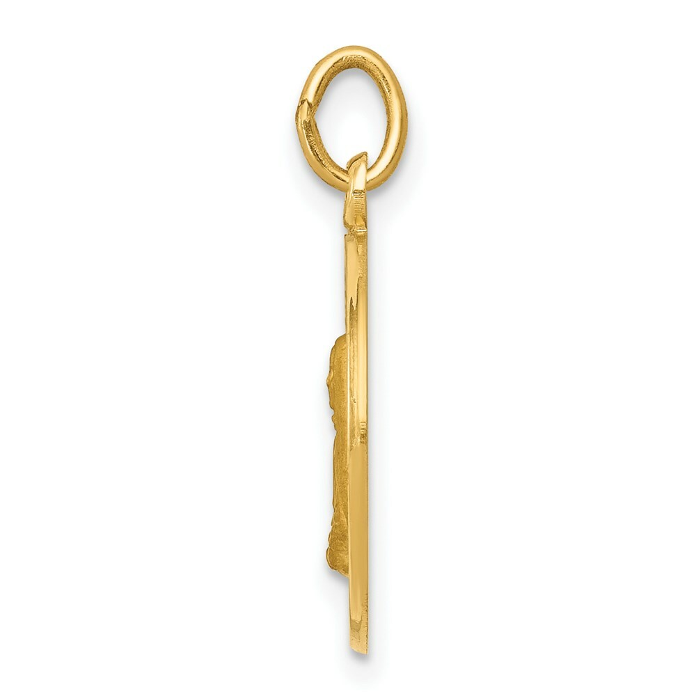 14K Yellow Gold Mother Cabrini Medal Charm
