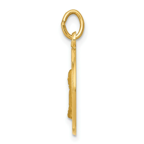 14K Yellow Gold Mother Cabrini Medal Charm