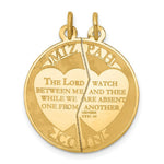 Load image into Gallery viewer, 14K Yellow Gold Mizpah Break-apart Charm
