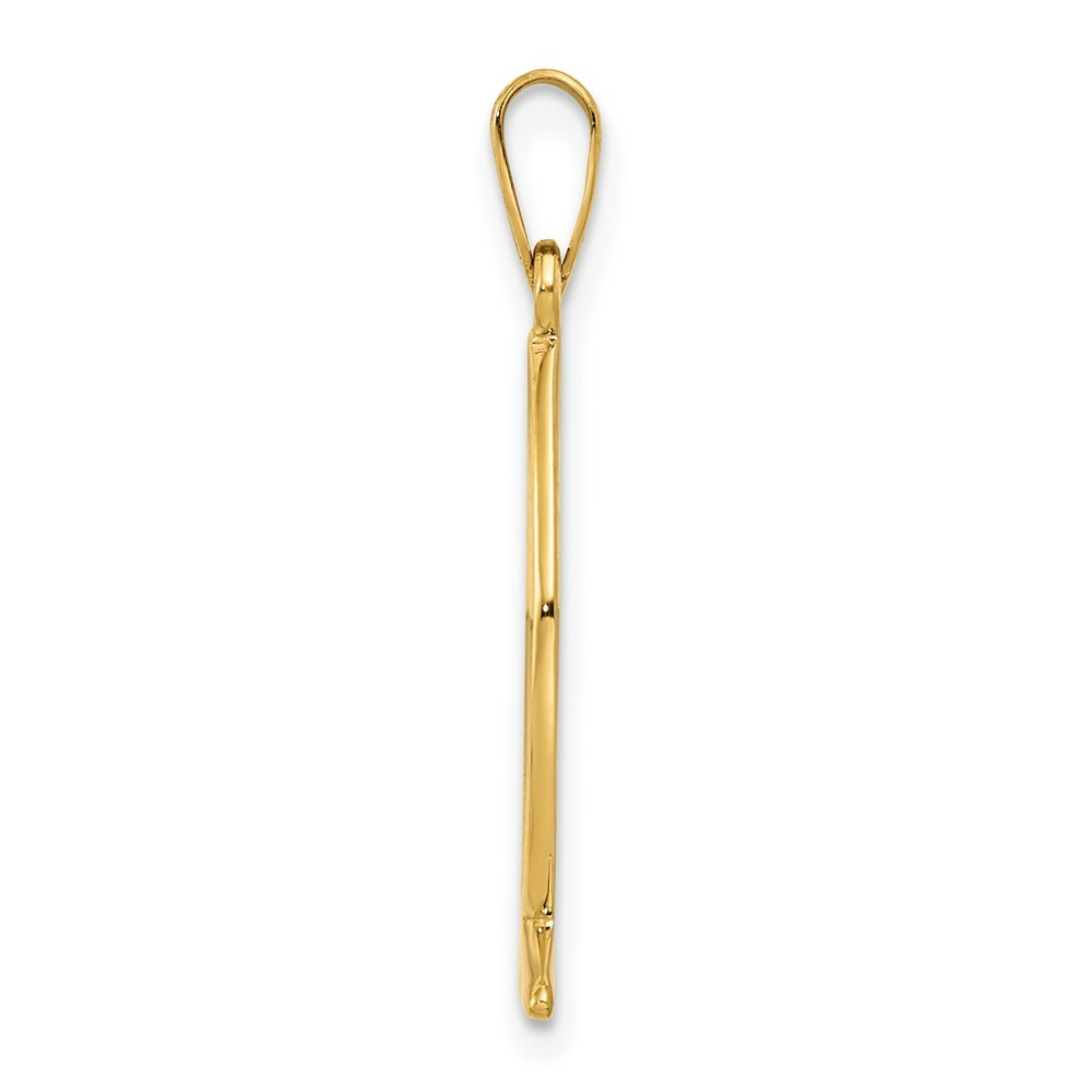 14K Yellow Gold Ichthus Fish Charm