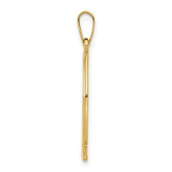 14K Yellow Gold Ichthus Fish Charm